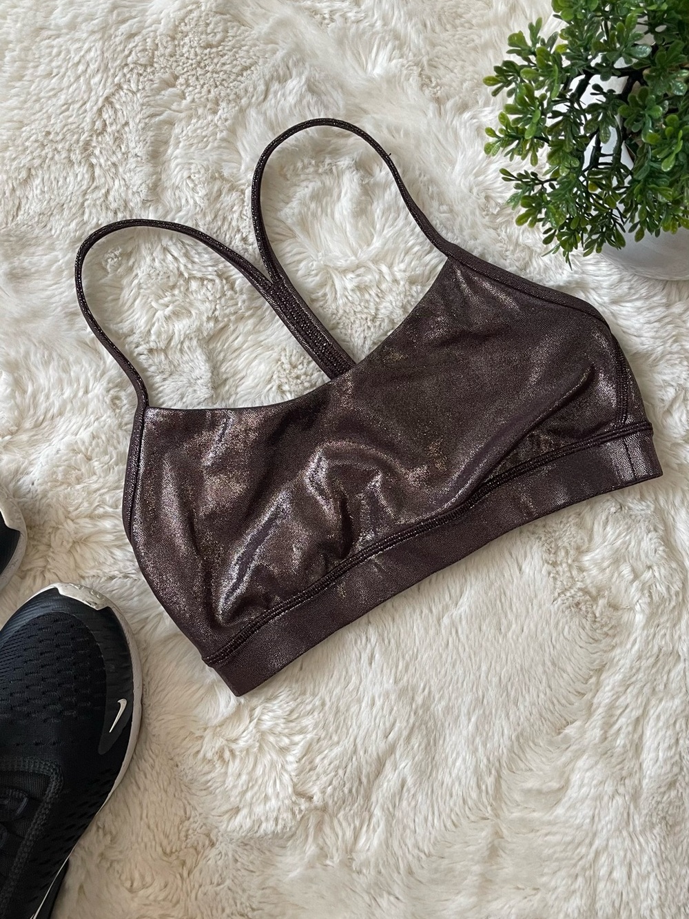 Lululemon Women’s Sports Bra – Bright Brown – Size XS (tag is missing)